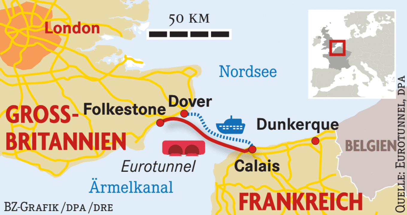 Calais kenti İngiltere için AB'nin yeni sınır kapısı haline geldi