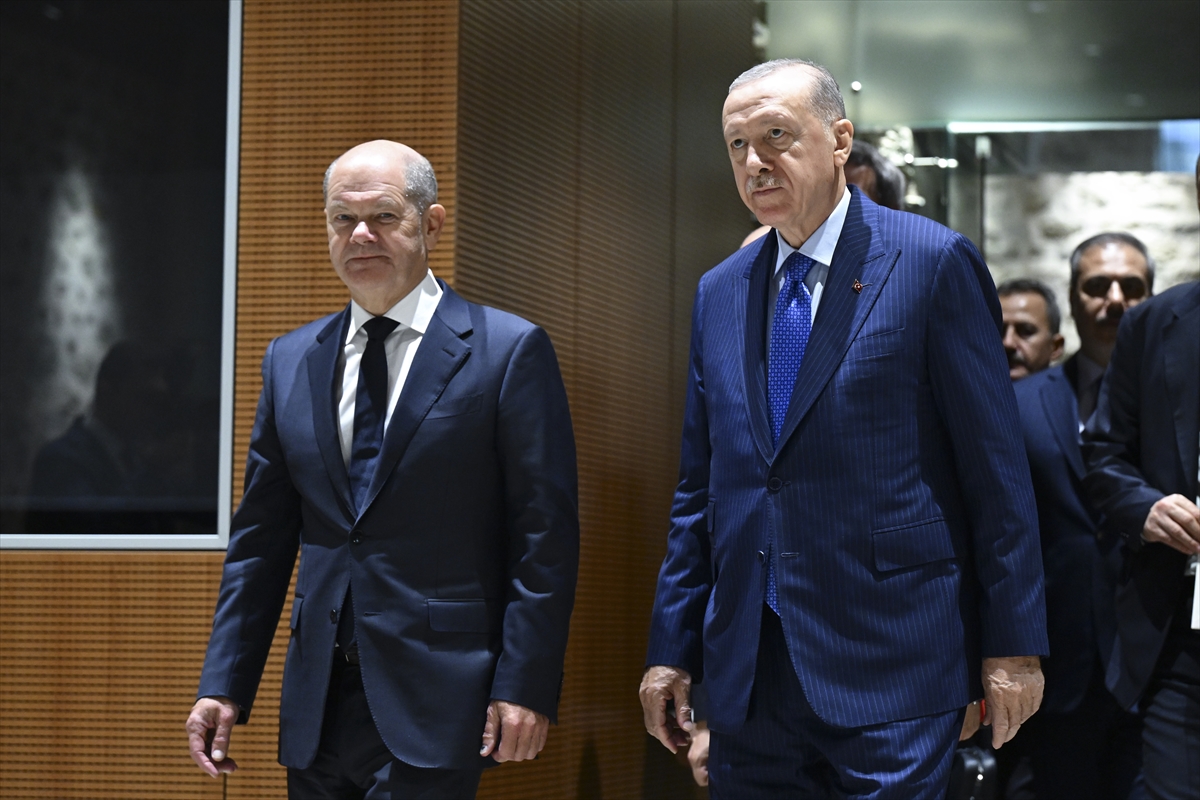 Cumhurbaşkanı Erdoğan ve Almanya Başbakanı Scholz ortak basın toplantısında konuştular