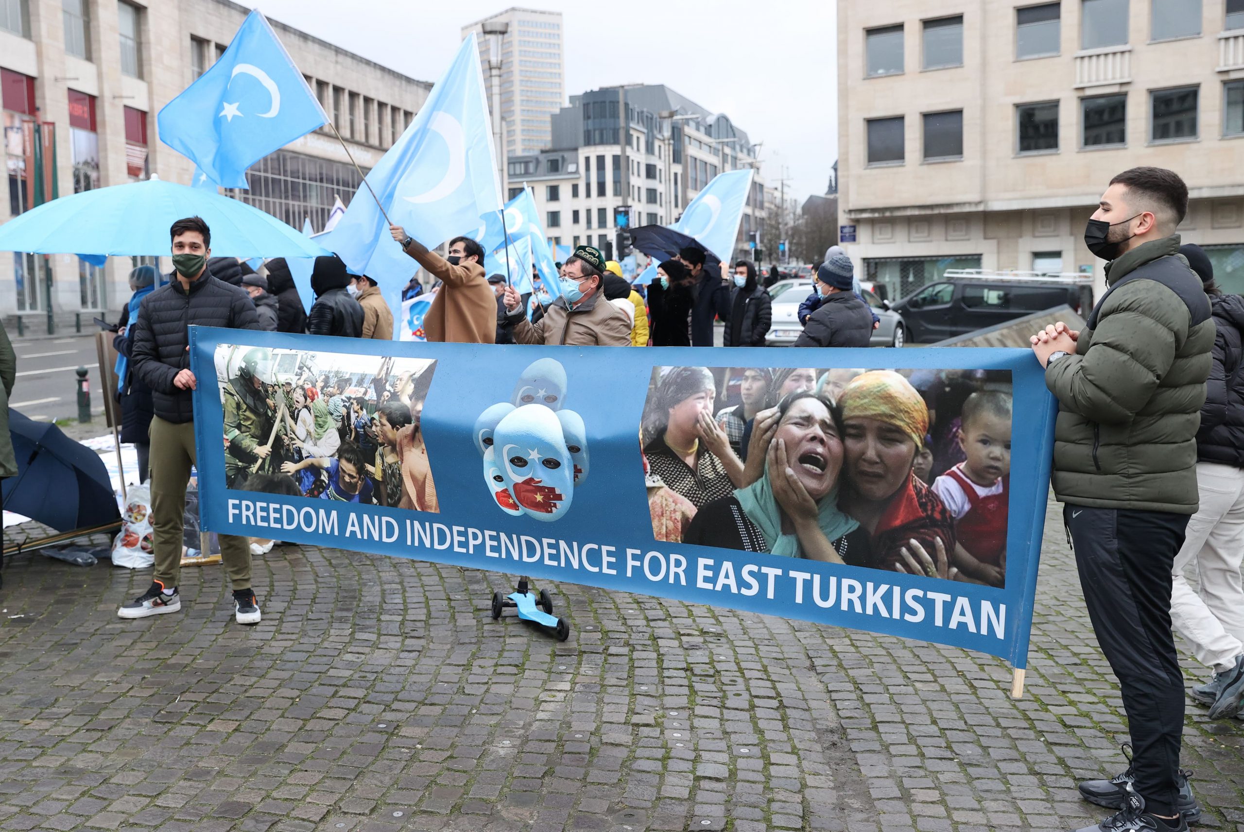 Belçika parlamentosunda Çin'in Uygurlara yönelik uygulamalarının 