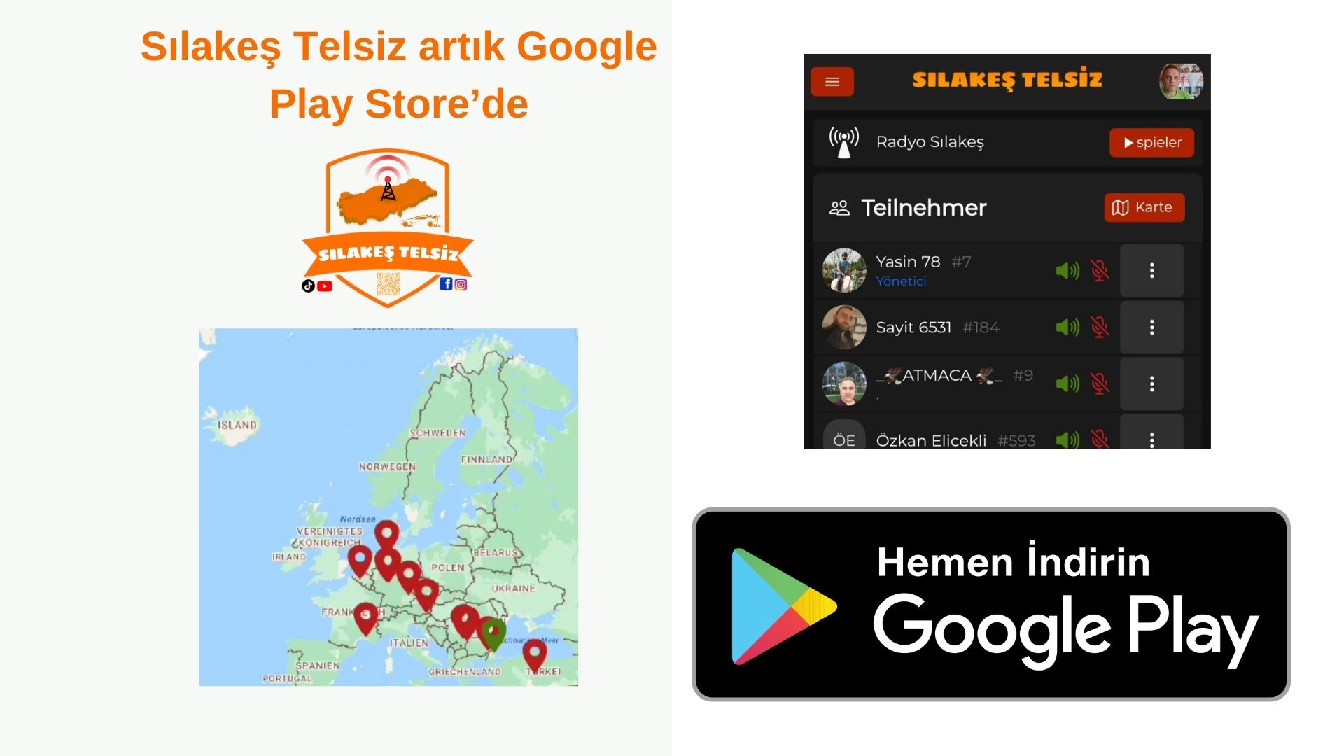 Sılakeş Telsiz Google Play Store